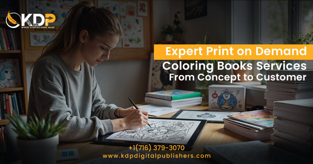 print on demand coloring books