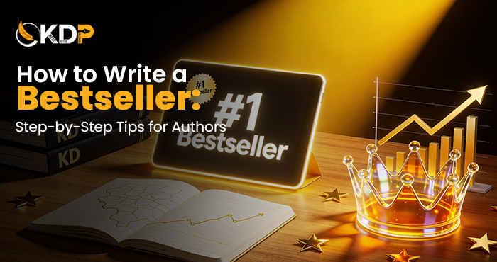 Write a bestseller guide showing author writing tips and book writing guide with step-by-step process for aspiring authors