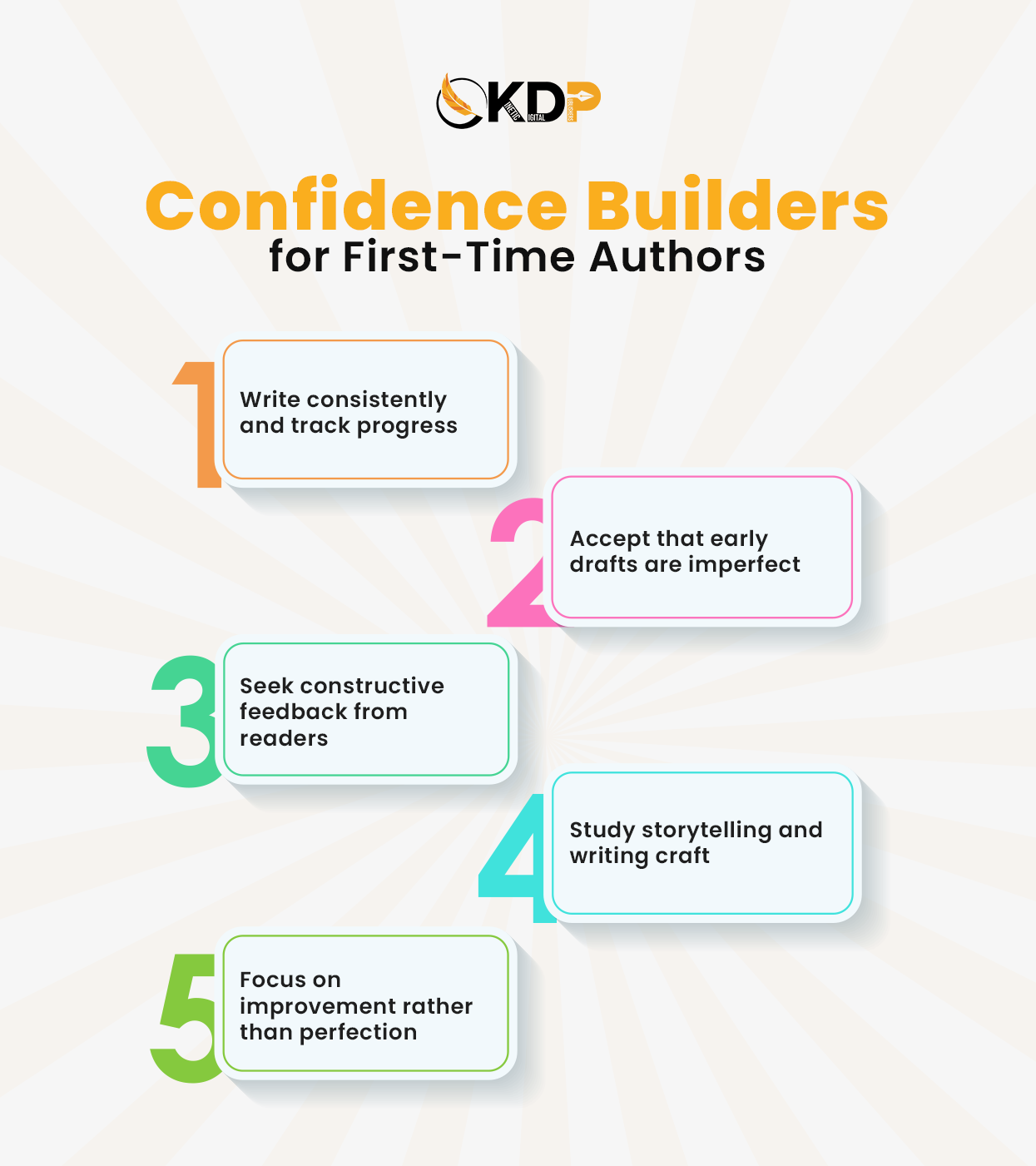 author confidence tips
