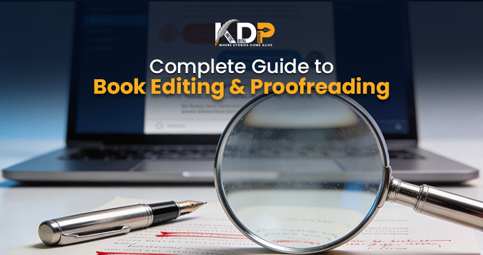 Book editing services and proofreading guide for self-published authors, Kinetic Digital Publishers