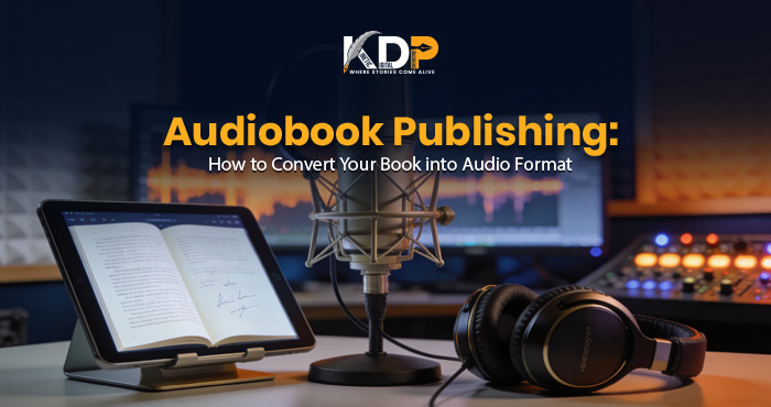 Complete audiobook publishing guide showing how to convert your book into audio format for USA authors