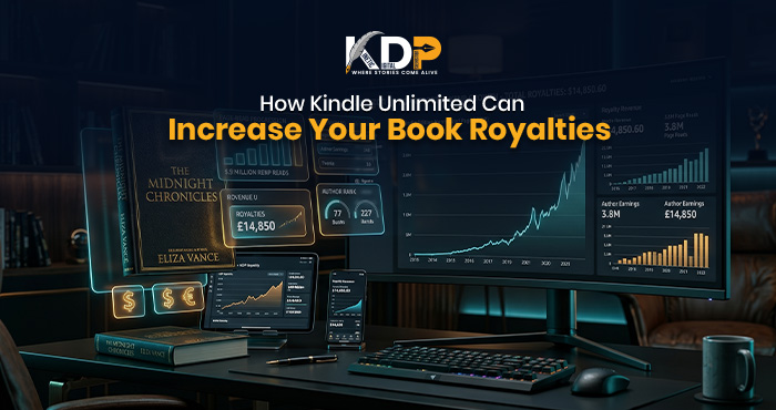 Increase Your Book Royalties with Kindle Unlimited through KDP Select enrollment, page-read earnings, series strategy, and optimized Amazon publishing.