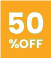 50% off